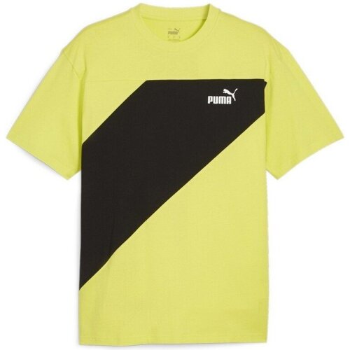 Abbigliamento Uomo T-shirt maniche corte Puma T-shirt Uomo Power Colorblock Nero