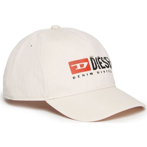 Accessori Unisex bambino Cappellini Diesel Cappello da baseball con rotture e logo J01679KXA77 Beige