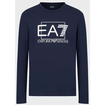 Abbigliamento Uomo T-shirts a maniche lunghe Ea7 Emporio Armani 3RPT64 Blu