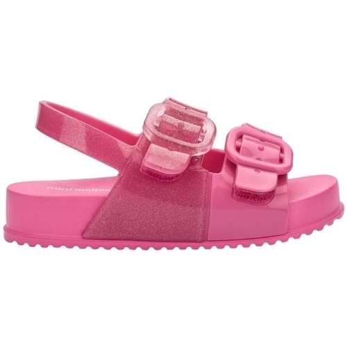 Scarpe Unisex bambino Sandali Melissa MINI  Baby Cozy Sandal - Glitter Pink Rosa