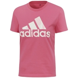Abbigliamento Donna T-shirt & Polo adidas Originals WMS T SHIRT LOGO PULSE Rosa