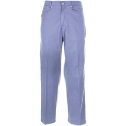 Abbigliamento Uomo Pantaloni Altea Pantalone avio in lino Blu