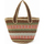 Borse Donna Tote bag / Borsa shopping Maliparmi Shopping bag in rafia multicolore intrecciata a mano 