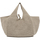 Borse Donna Borse a mano Gianni Chiarini Shopping bag Euforia grigio in tessuto uncinetto Grigio