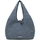 Borse Donna Borse a mano Gianni Chiarini Shopping bag Euforia bluette in tessuto uncinetto 
