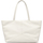 Borse Donna Tote bag / Borsa shopping Gianni Chiarini Shopping bag Ambra bianca in pelle opaca 