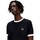 Abbigliamento Uomo T-shirt maniche corte Fred Perry CAMISETA HOMBRE CINTA LOGO FRED PERY M4620 Nero