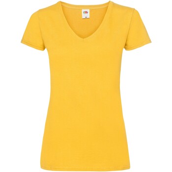 Abbigliamento Donna T-shirts a maniche lunghe Fruit Of The Loom Valueweight Multicolore