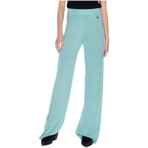 Abbigliamento Donna Pantaloni Akep PANTALONE IN MAGLIA Blu