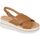 Scarpe Donna Sandali Valleverde VG2101 sandalo zeppa cuoio Marrone