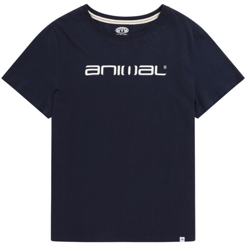 Abbigliamento Donna T-shirts a maniche lunghe Animal Marina Blu
