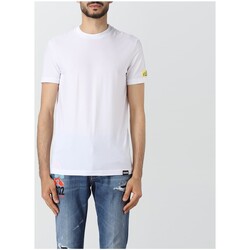 Abbigliamento Uomo T-shirt & Polo Dsquared shirt con logo Bianco