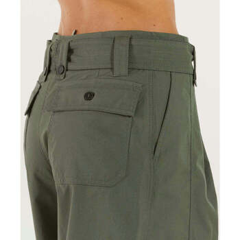 Max Mara pantalone tessuto verde militare Verde