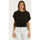 Abbigliamento Donna T-shirt maniche corte Department Five t-shirt nash con lacci nera Nero