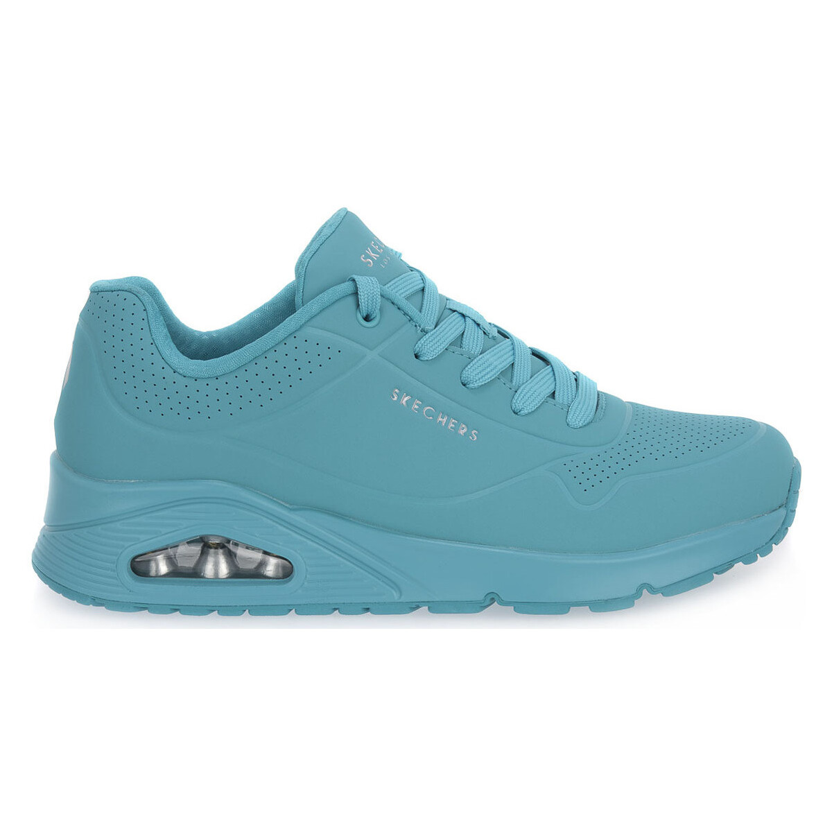 Scarpe Donna Sneakers Skechers TURQ UNO STAND ON AIR Blu