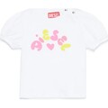 Image of T-shirt Diesel T-shirt con grafica cuore K0049900YI9