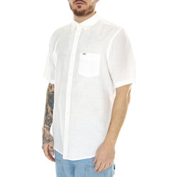 Abbigliamento Uomo Camicie maniche lunghe Wrangler 1 Pocket hirt Worn White Bianco