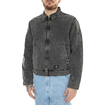 Abbigliamento Uomo Giacche Dickies Newington Jacket Double Dye / Acid Wash Black Grigio