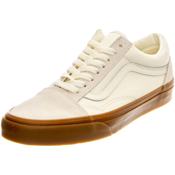 Scarpe Uomo Sneakers Vans Old Skool Marshmallow / Gum Bianco