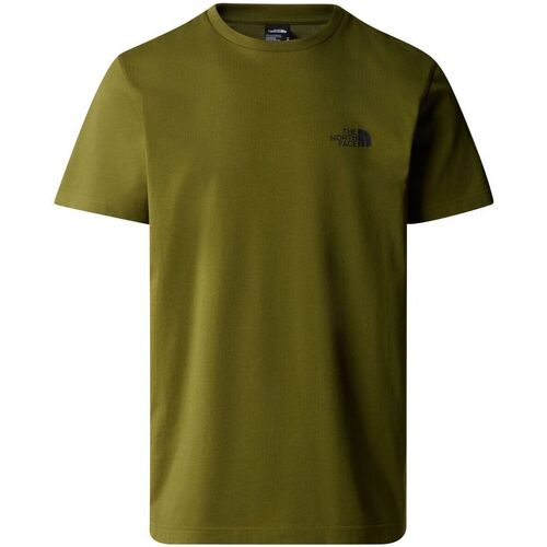 Abbigliamento Uomo T-shirt & Polo The North Face NF0A87NG M SS SIMPLE DOME-PIB FORREST GREEN Verde