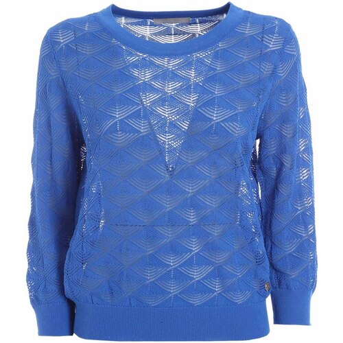 Abbigliamento Donna T-shirt & Polo Yes Zee M437 BZ00 Blu