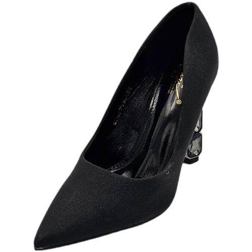 Scarpe Donna Décolleté Malu Shoes Decollete a punta donna scarpa elegante glitter nero rosa con t Nero