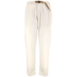 Abbigliamento Uomo Pantaloni White Sand Pantaloni Greg Cotton Uomo Cream Bianco