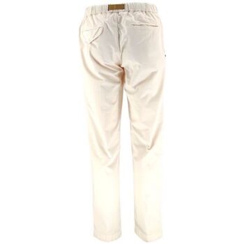 White Sand Pantaloni Greg Cotton Uomo Cream Bianco