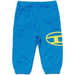 Abbigliamento Bambino Pantaloni Diesel Pantaloni jogger in felpa con logo Oval D K00506KYAXZ Marine