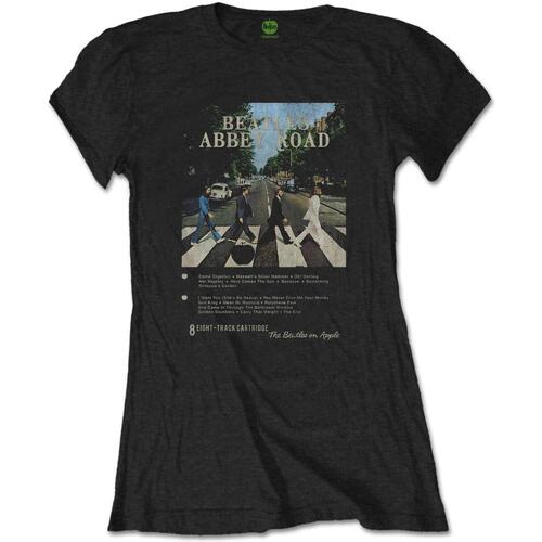 Abbigliamento Donna T-shirts a maniche lunghe The Beatles 8 Track Nero