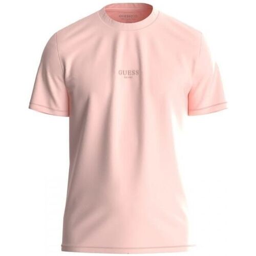 Abbigliamento Uomo T-shirt & Polo Guess M2YI72 I3Z14 AIDY-A61D SUNWASH PINK Rosa