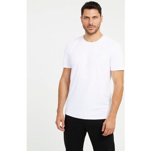 Abbigliamento Uomo T-shirt & Polo Guess M3Y45 KBS60 TECH TEE-G011 PURE WHITE Bianco