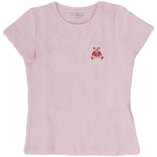 Abbigliamento Bambina T-shirt maniche corte Guess J4RI44KA0Q1 Rosa