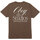 Abbigliamento Uomo T-shirt maniche corte Obey STUDIOS WORLDWIDE CLASSIC TEE Marrone