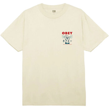 Obey NEW CLEAR POWER CLASSIC TEE Giallo