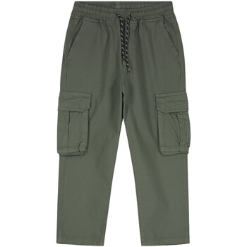 Abbigliamento Bambino Pantaloni da tuta Shoeshine POPLIN CARGO PANTS WITH ELASTIC WAIST Verde
