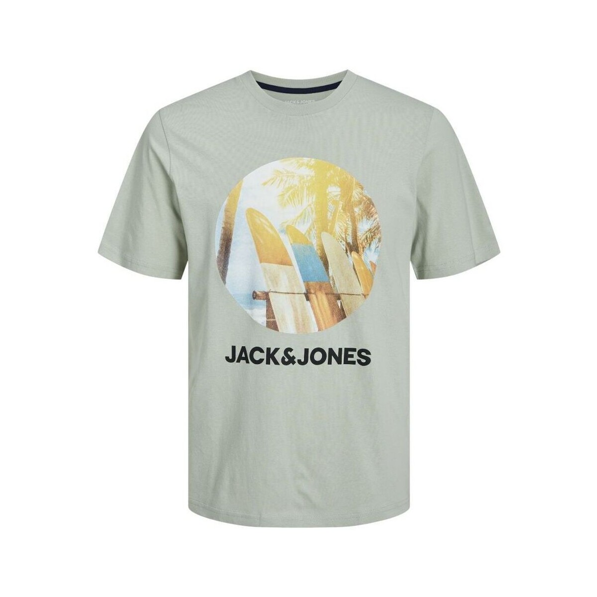 Abbigliamento Bambino T-shirt & Polo Jack & Jones 12249870 NAVIN-DESERT SAGE Verde