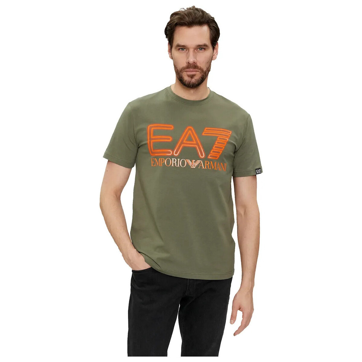 Abbigliamento Uomo T-shirt & Polo Ea7 Emporio Armani T-shirt EA7 3DPT37 PJMUZ Uomo Verde