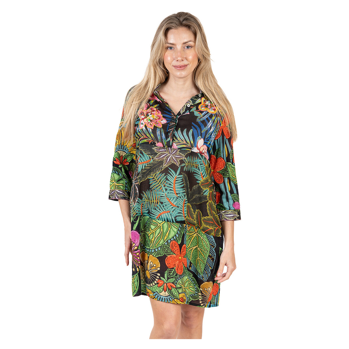 Abbigliamento Donna Vestiti Isla Bonita By Sigris Vestito Multicolore