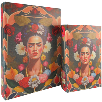 Casa Cestini / scatole e cestini Signes Grimalt Scatola Per Libri Frida 2U Arancio