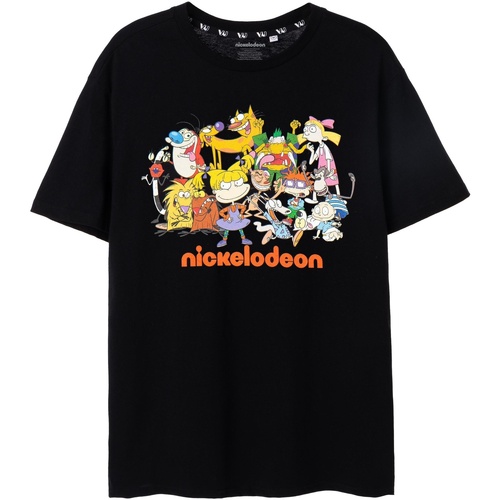 Abbigliamento Uomo T-shirt maniche corte Nickelodeon Classic Group Nero