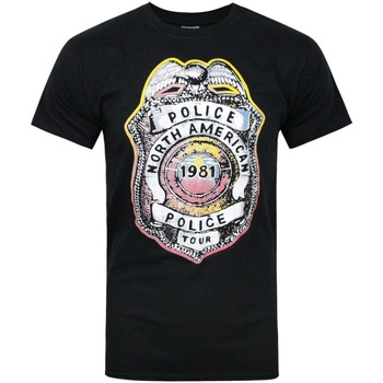 Abbigliamento Uomo T-shirts a maniche lunghe The Police North American Tour 1981 Nero