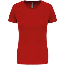 Abbigliamento Donna T-shirts a maniche lunghe Proact PC6776 Rosso