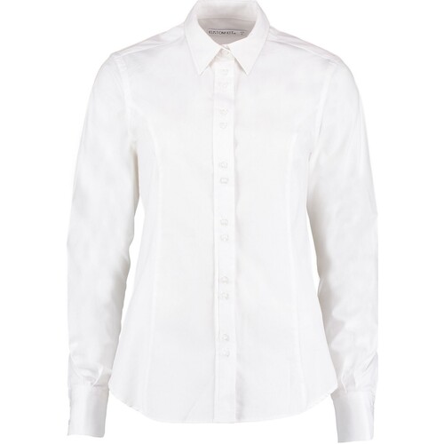 Abbigliamento Donna Camicie Kustom Kit City Business Bianco