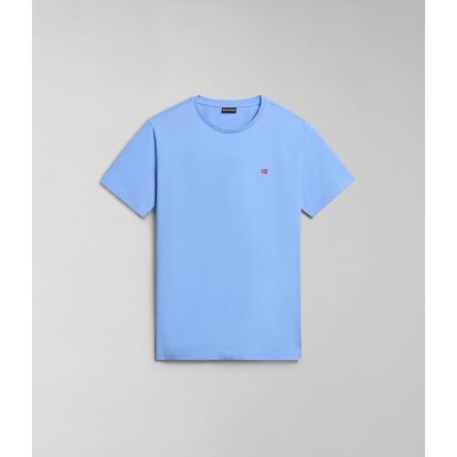 Abbigliamento Uomo T-shirt & Polo Napapijri SALIS SS SUM NP0A4H8D-I00 BLUE FLOWER Blu