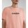 Abbigliamento Uomo T-shirt & Polo Napapijri S-BOX SS4 NP0A4H8S-P1I PINK SALMON Viola