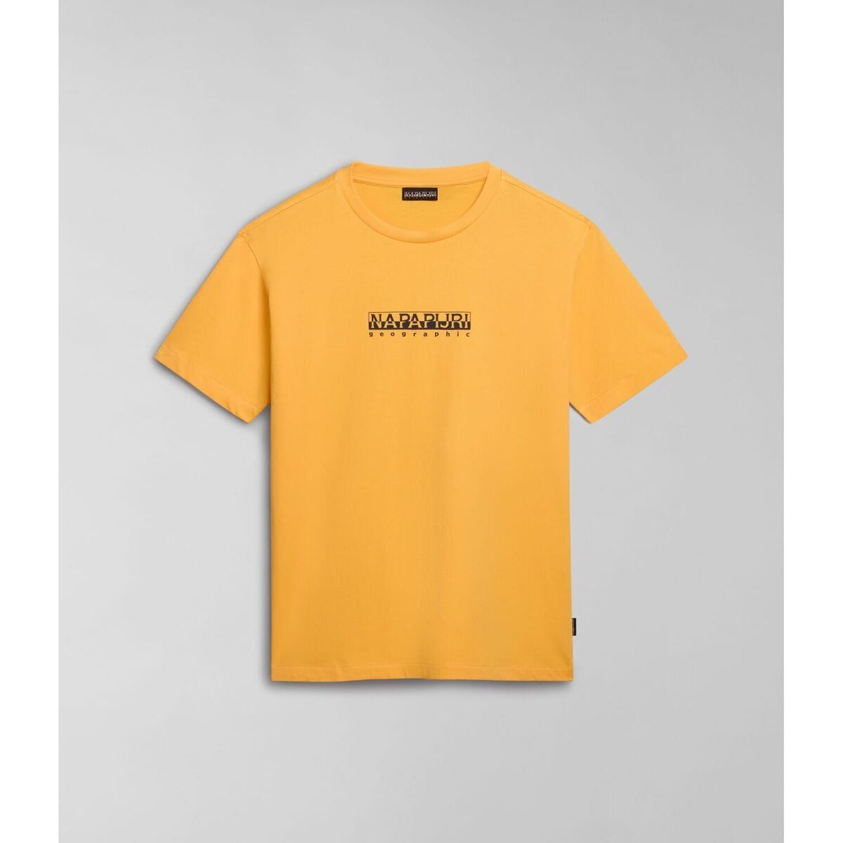 Abbigliamento Uomo T-shirt & Polo Napapijri S-BOX SS4 NP0A4H8S-Y1J YELLOW KUMQUAT Giallo