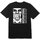 Abbigliamento Uomo T-shirt maniche corte Obey ICON SPLIT CLASSIC TEE Nero