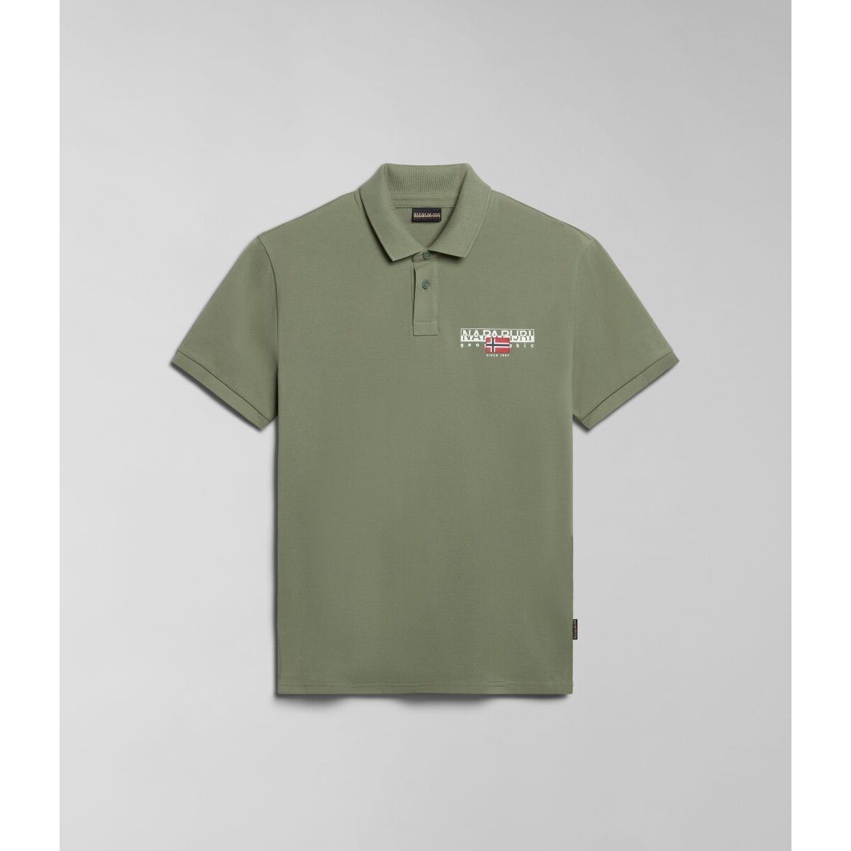 Abbigliamento Uomo T-shirt & Polo Napapijri E-AYLMER NP0A4HTN-GAE GREEN LIVHEN Verde