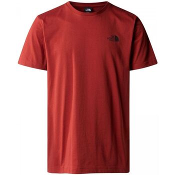 Abbigliamento Uomo T-shirt & Polo The North Face NF0A87NG M SS SIMPLE DOME-POJ IRON RED Rosso